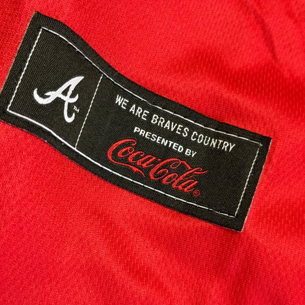 BDA Sports Red Atlanta Braves Baseball Jersey Number 23 Micheal Harris II Unisex - Picture 9 of 10